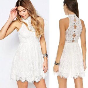 Free People Lace Verushka Mini Dress